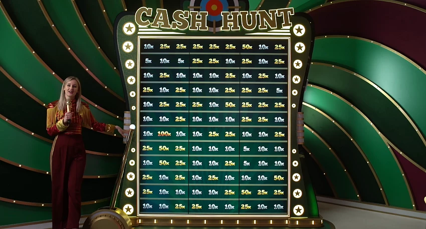 Cash Hunt Zrzut ekranu transmisji na żywo